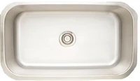 American Imaginations -in. W CSA Approved Stainless Steel Kitchen Sink With 1 Bowl And GaugeAI