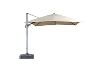 SABIA 10ft Square Cantilever Umbrella with Base