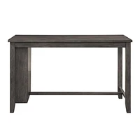 Topline Home Furnishings Grey Finished Dining Table