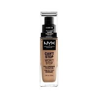 NYX Professional Makeup Can't Stop Won't Stop Fond de teint couvrance Totale