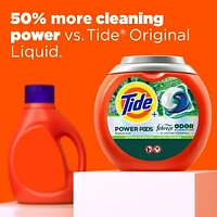 Tide Power Pods Laundry Detergent Pacs with Febreze, Botanical Rain Scent, Febreze Freshness with Odor Eliminators, 48 Count