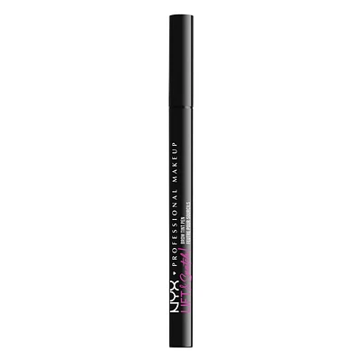 NYX PROFESSIONAL MAKEUP, Stylo à sourcils teinté Lift & Snatch!, Crayon à sourcils avec micro-brosse, Longue tenue Micro-brosse