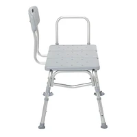 Drive Medical Gray Three Piece Transfer Bench, The Drive Medical Three Piece Transfer Bench provides stability and promotes independence.