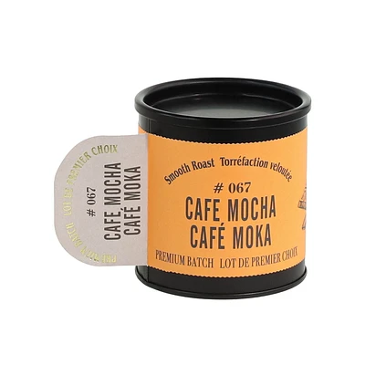 Aroma Light 8oz Cafe Mocha Soy Wax Blended Scented Candle,1 cotton wick