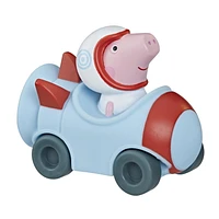 Peppa Pig Mini-véhicule, jouet préscolaire avec figurine fixe à l'intérieur (vaisseau spatial avec George Pig)