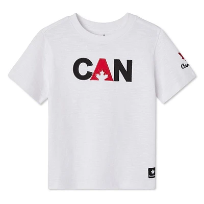 T-shirt avec imprimé graphique Canadiana collection non genrée pour tout-petits