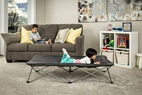 Lit portable extra long My Cot de Regalo International pour bambins en gris