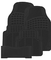 AUTO DRIVE 5-PIECE All Season Universal Car Floor Mats Black, Fits most cars, trucks & SUVs