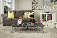 Lit portable extra long My Cot de Regalo International pour bambins en gris