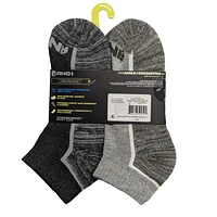 AND1 Boys' Ankle Socks 8-Pack, Size M-L