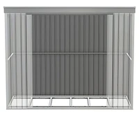 Arrow Classic Steel Storage Shed, 8x6, Blue Grey