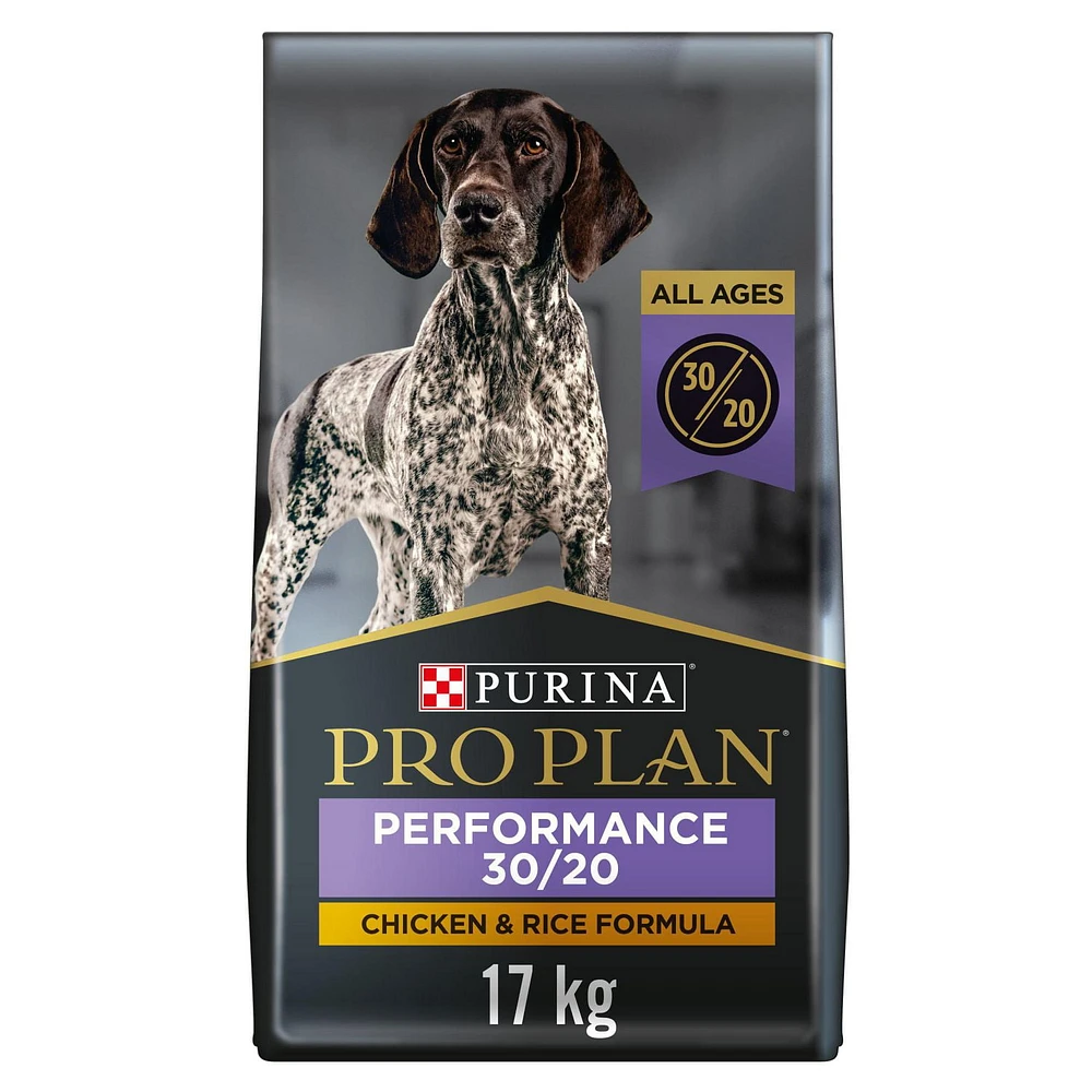 Purina Pro Plan Sport Performance 30/20 Chicken & Rice Formula, Dry Dog Food 17 kg