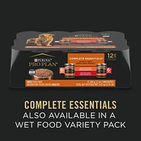 Purina Pro Plan Complete Essentials Beef & Rice Entrée, Wet Dog Food 368 g