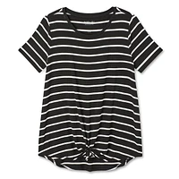 T-shirt de coupe tunique à manches courtes Paisley Sky Maternit