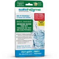 Do it yourself basic water drinking test kit- test up to 120 total tests