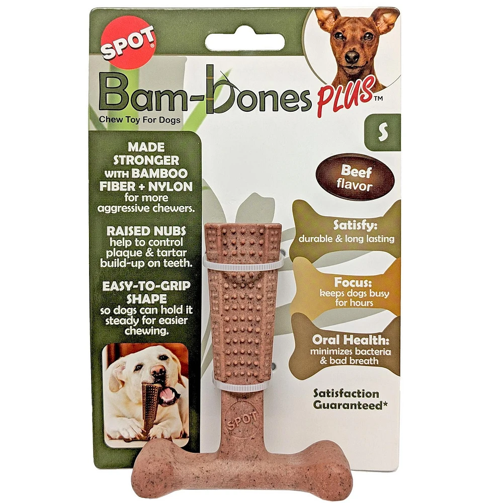 SPOT Ethical Pet 6" Beef Bambone Plus Dog Chew