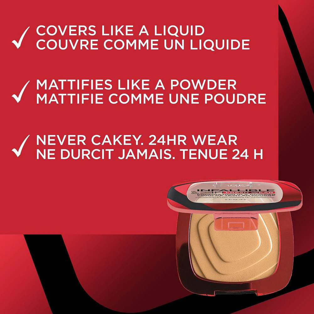 L'Oréal Paris Fond de Teint en Poudre Infallible 24H Fresh Wear