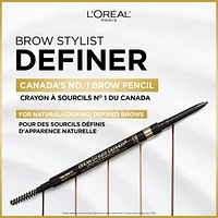 L'Oréal Paris Brow Stylist Definer Waterproof Eyebrow Pencil, Mechanical Eyebrow Pencil