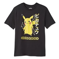 T-shirt à imprimé graphique Pokémon pour garçons