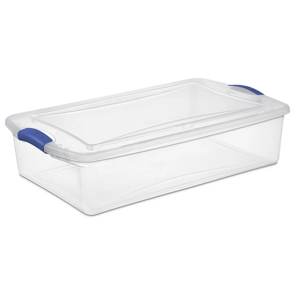 Sterilite 32 L Blue Latch Box, Blue