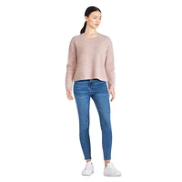 George Women's Mossy Crew Neckline Sweater