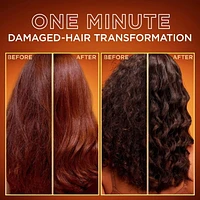 Garnier Whole Blends Honey Treasures Masque pour Cheveux Abîmés, 1 minute d'application, 340ml Masque pour cheveux abîmés