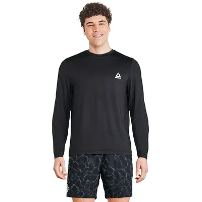 Reebok Men's Long Sleeve Logo Rash Guard