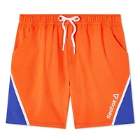 Reebok Men's Solid Logo 7 Inch Boardshort