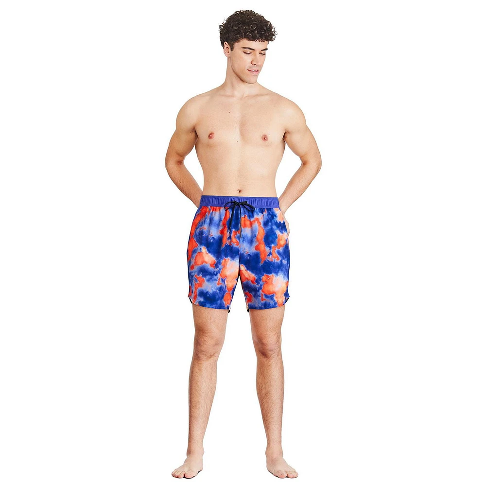 Reebok Men's Printed 7 Inch Boardshort
