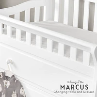 Dream On Me Marcus changing Table and Dresser, 3 spacious drawers