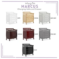 Dream On Me Marcus changing Table and Dresser, 3 spacious drawers