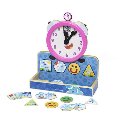 Melissa & Doug Blue's Clues & You! Wooden Tickety Tock Magnetic Clock