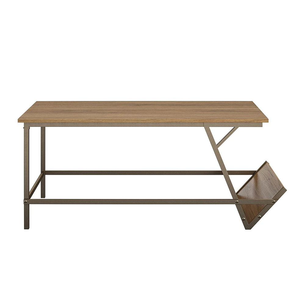 Novogratz Regal Coffee Table, Walnut