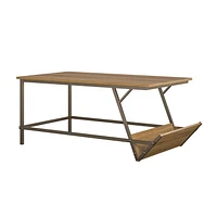 Novogratz Regal Coffee Table, Walnut