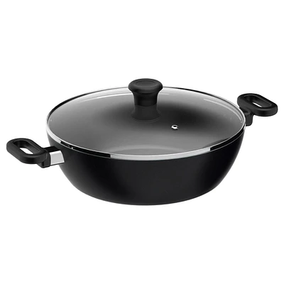 Maharaja Non-Stick Karahi with lid 30cm/ 5.6 QTS., 30cm / 12"