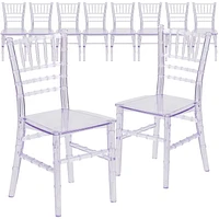 10 Pk. Kids Crystal Transparent Chiavari Chair