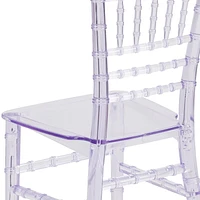 10 Pk. Kids Crystal Transparent Chiavari Chair