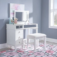 Tasha White Vanity Set