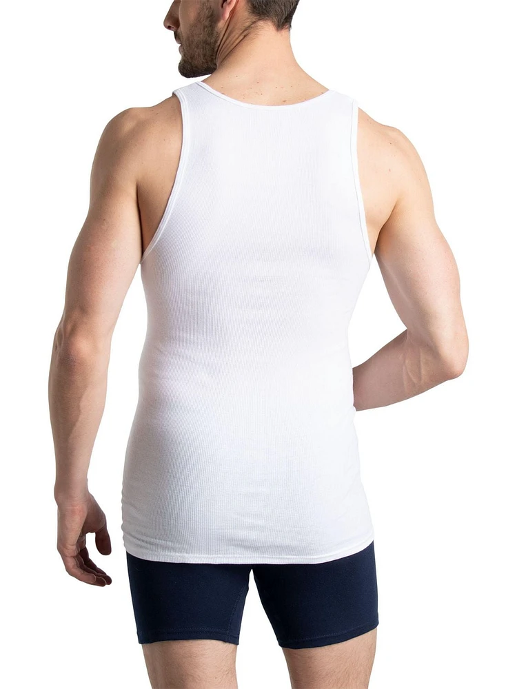 Fruit of the Loom Men's White A-Shirts, 6-Pack, Sizes S-XL