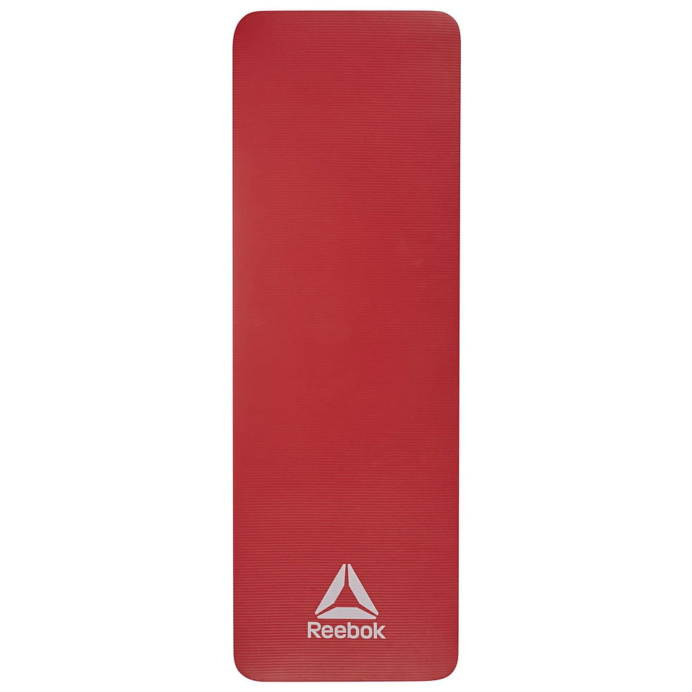 Reebok Delta 15mm Pro Fitness Mat, Red, Extra-Thick Foam