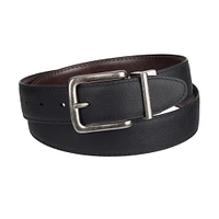 Ceinture en cuir pivotante réversible à bord plume de 35mm Genuine Dickies pour hommes Tailles 34 à 44