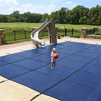 Bâche de sécurité rectangulaire en maille pour piscine creusée, 5,4 m x 10,9 m (18 pi x 36 pi)