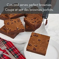 Holiday Time Dessert and Brownie Spatula, Black