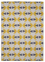 Outdoor Washable Hialeah Ivory & Yellow 2' x 3' Accent Rug