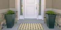 Outdoor Washable Hialeah Ivory & Yellow 2' x 3' Accent Rug