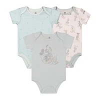 Disney Mickey Mouse Organic Cotton 3pc Bodysuit Set for Boys, SIZE: 0M - 6/12M