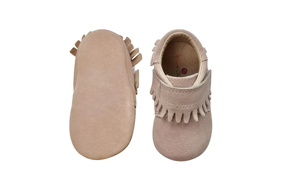 Rose et Chocolat Baby MoccasinZ