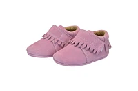 Rose et Chocolate Baby MoccasinZ