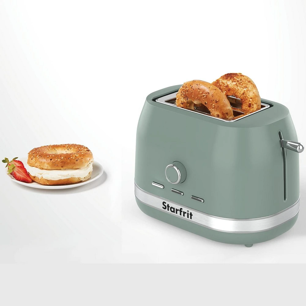 Starfrit 2-Slice Toaster - Sage, Toaster