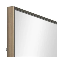 Home Trends Moderna Mirror, 16x20" Brushed Champagne